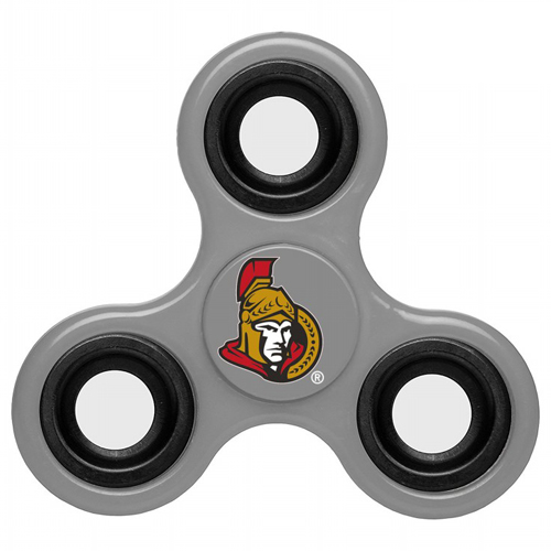 NHL Ottawa Senators 3 Way Fidget Spinner G101 - Gray